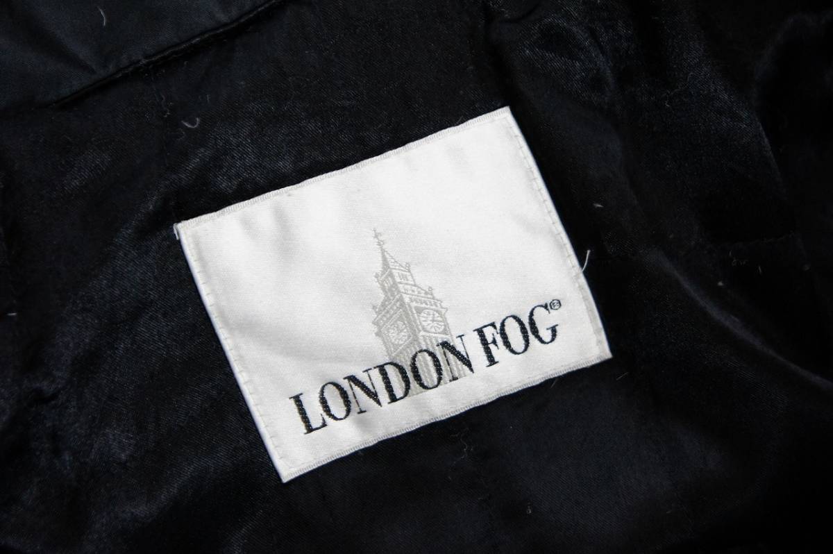 正規 LONDON FOG ロンドンフォグ ダウン ジャケット ブルゾン 黒 S 本物 120O_画像5