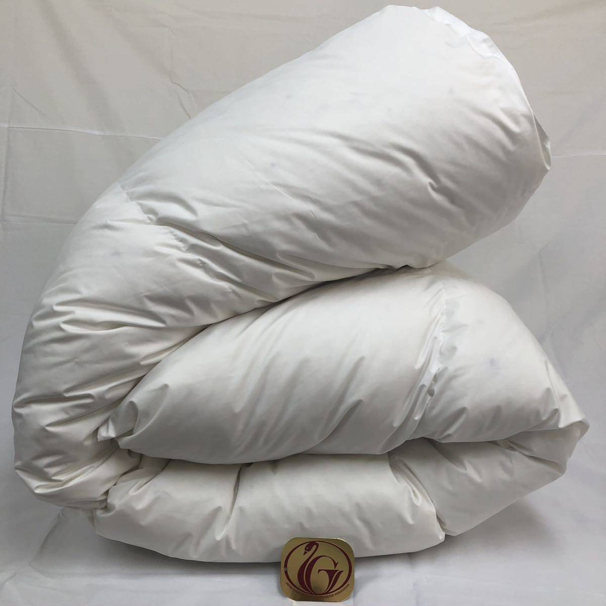 羽毛布団 キング ニューゴールド 白色 日本製 230×210cmの画像6