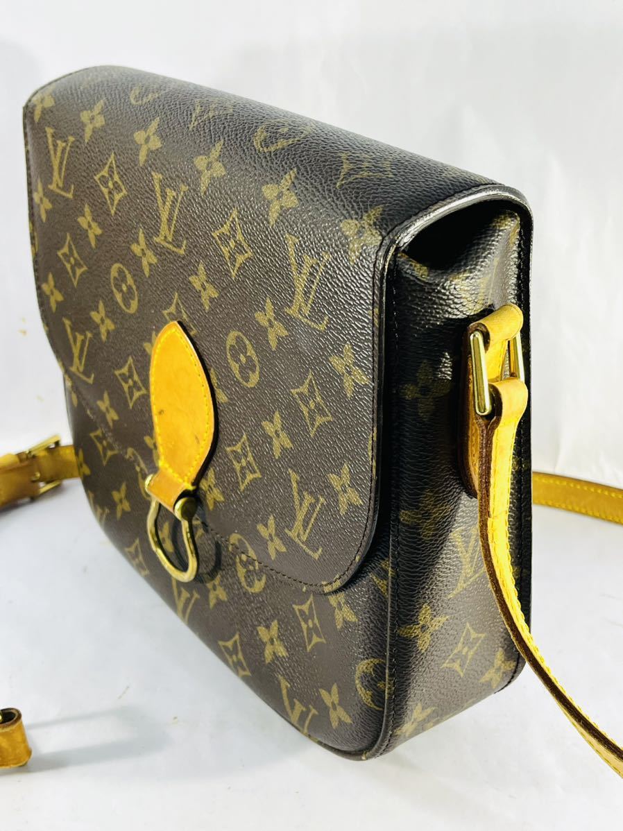 ◇1円 ★ LOUIS VUITTON ルイヴィトン モノグラム サンクルー GM ショルダーバッグ ポシェット ブラウン M51242 ジャンク_画像2