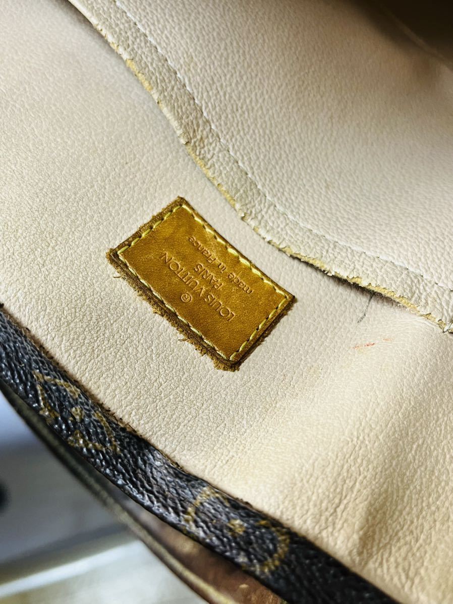 ◇1円 ★ LOUIS VUITTON ルイヴィトン モノグラム トートバッグ サックプラ ブラウン メンズレディース 書類バッグ used_画像3