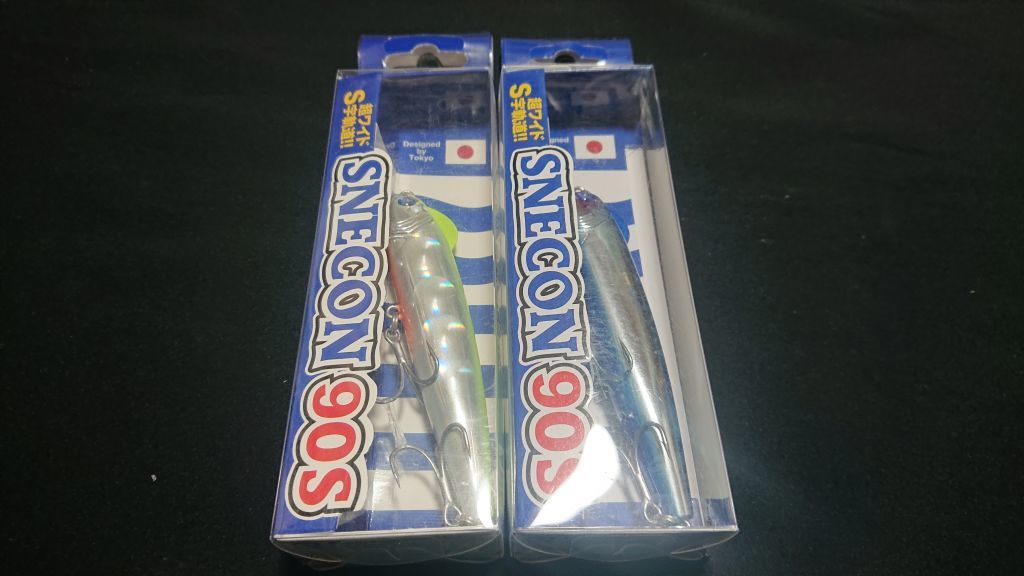 ブルーブルー スネコン 90S 15g 2個セット チャートバックデカレンズホロ ブルーブルー SNECON 超ワイドS字軌道 新品_画像2