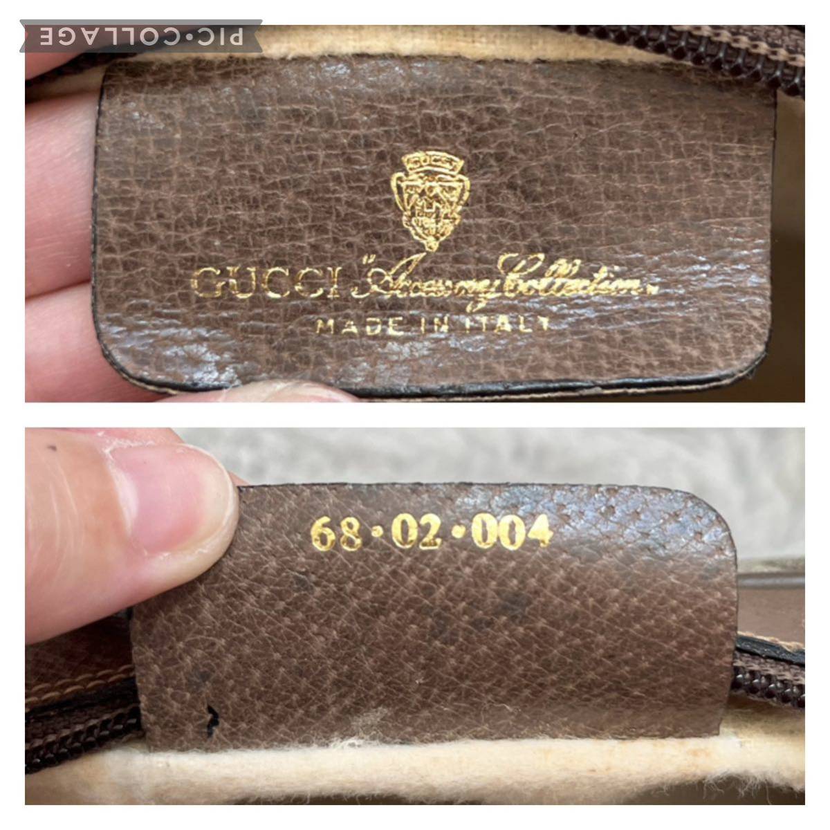 【美品】粉ふきなし！ベタなし！GUCCI シェリーライン ショルダーバッグ オールドグッチ ヴィンテージ _画像10