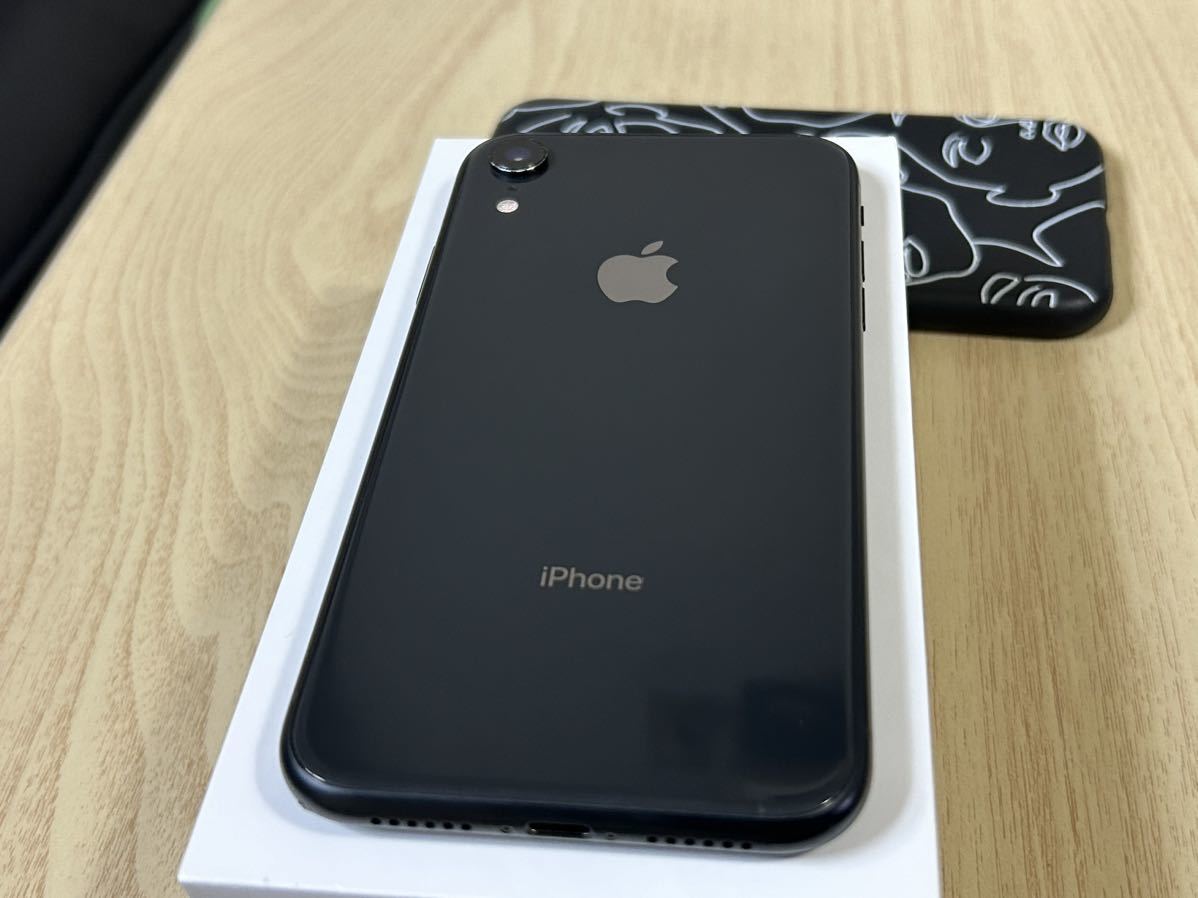 ★訳アリ売切★iPhone XR ブラック64GB SIMフリー　BAT82% _画像5