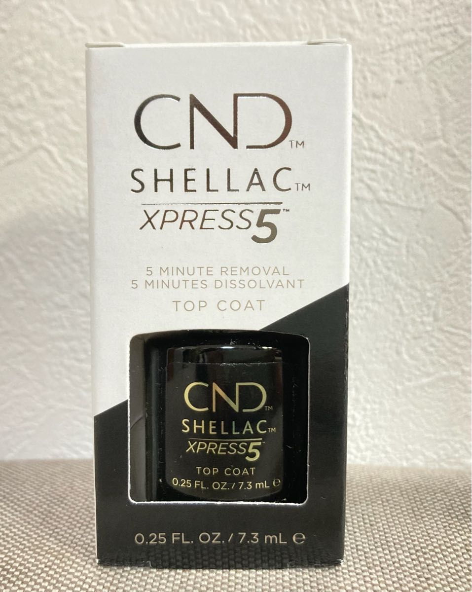 CND シェラック　エクスプレス5 トップコート新品未使用
