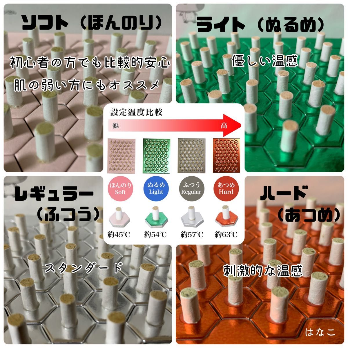 長生灸300壮(レギュラー) ＋お灸説明書・ツボ参考図付