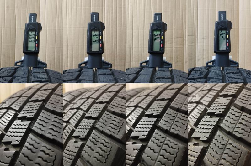 スタッドレスタイヤ 175/65R15 4本セット ダンロップ ウインターマックス01 アクア サクシード プロボックス ヴィッツ ヤリス キューブ_画像6