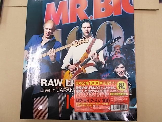 * Mr.Big Mr. big / RAW LIKE SUSHI low Like ssi100 Live In JAPAN live in Japan /2DVD 2CD