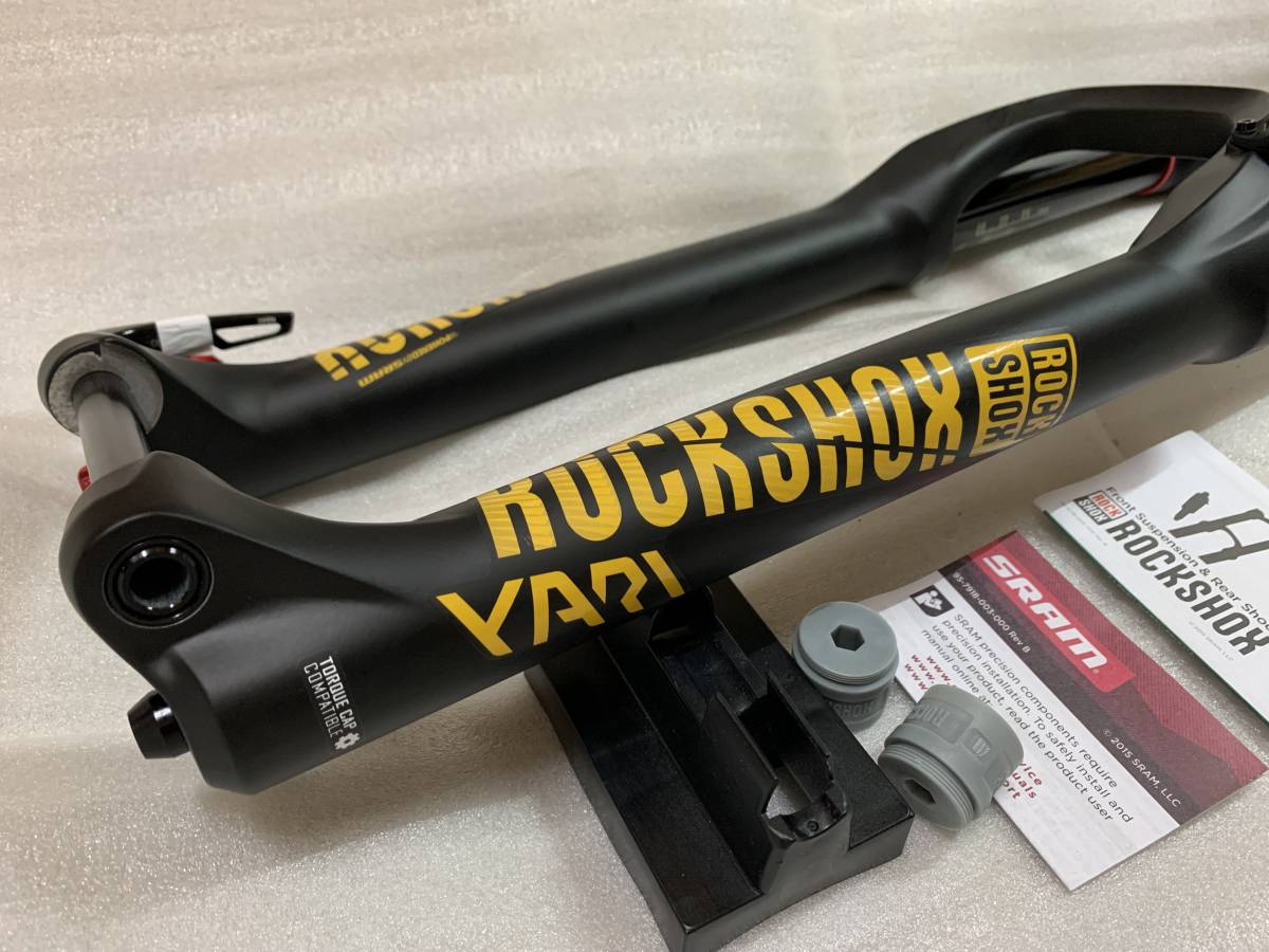 新品 未使用 ROCKSHOX YARI RC 29er 15X110 160 140mm 両用トラベル boost _画像2