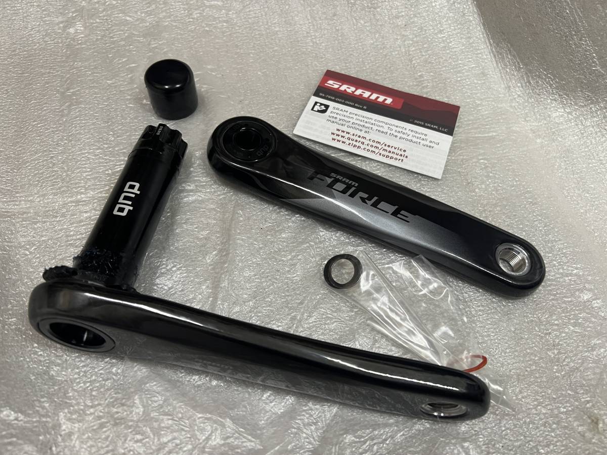 SRAM FORCE eTap AXS DUB カーボンクランク 165mm クランクアームセット_画像1