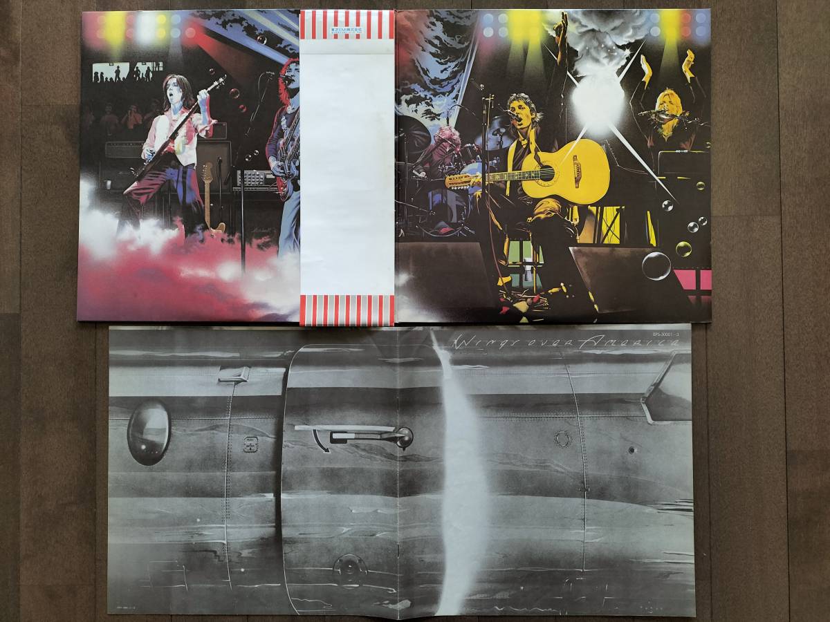 ★PAUL McCARTNEY「ウイングス USA ライブ!!」中古良品／ジャケ＆盤＆帯・歌詞カード=美品／フォトブック=難有り WINGS 即決！_ジャケ＆盤＆帯・歌詞カード=美品！