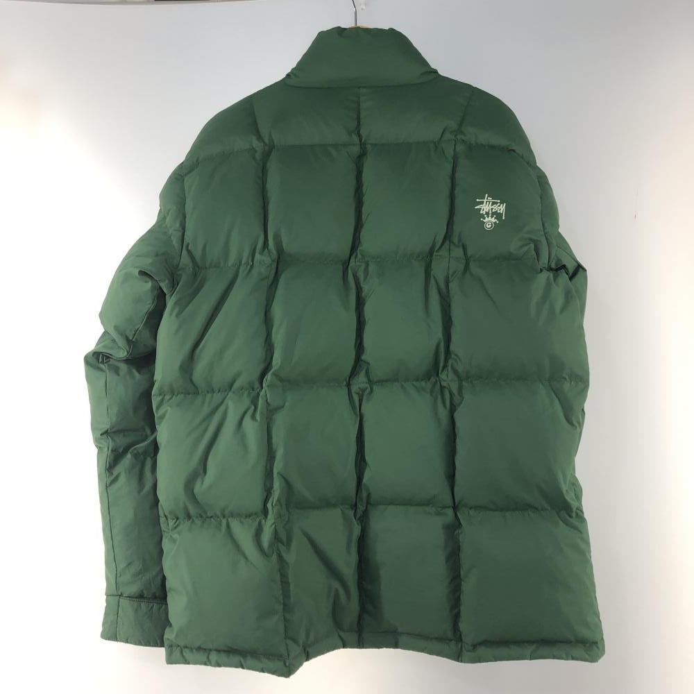 【中古】OLD STUSSY リバーシブルダウンジャケット L グリーン ステューシー[240019406861]_画像9