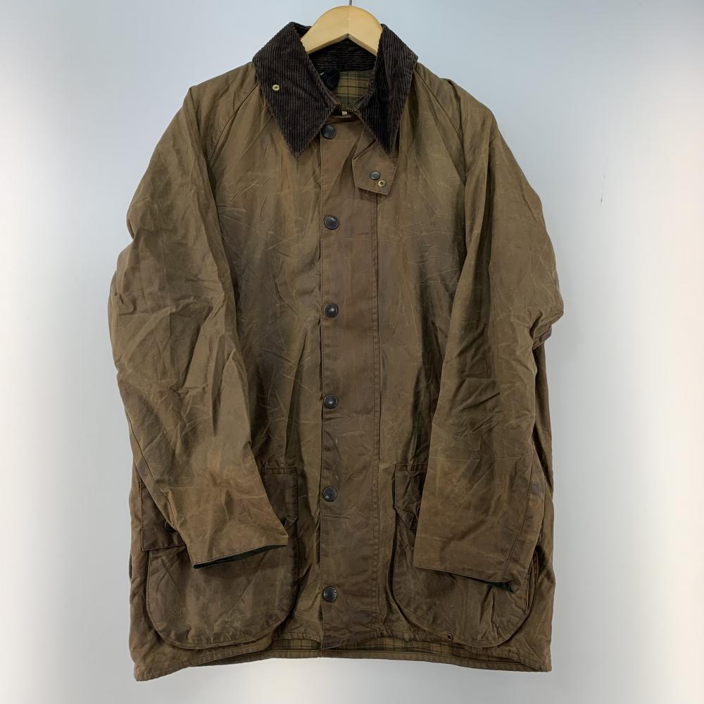 【中古】90s Barbour BEAUFORT 40 ブラウン A185 92年製 オイルドジャケット バブアー[249112008759]