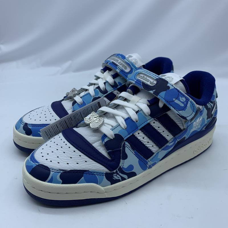 【中古】adidas FORUM 84 BAPE LOW 26.5cm ID4772[240019433639]