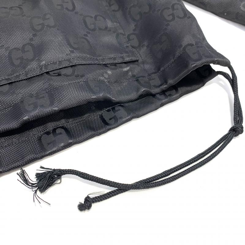 【中古】GUCCI 20AW OFF THE GRID フーデッドジャケット サイズ40 グッチ ブラック　GG柄[240019436560]_画像5