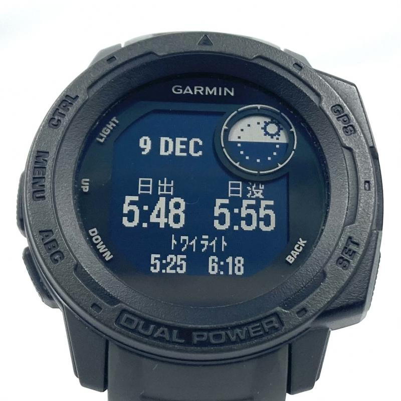 中古】GARMIN スポーツウォッチ Instinct Dual Power ガーミン 中古】GARMIN スポーツウォッチ Instinct Dual Power ガーミン