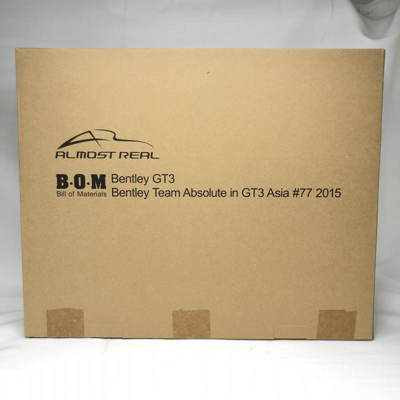 【中古】1/43 オールモストリアル B.O.M ベントレー GT3 チーム アブソリュート GT3 Asia 2015 #77[249008236486]_画像2