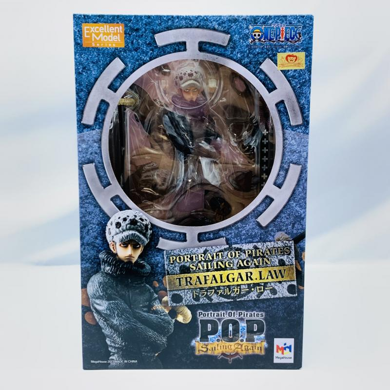 【中古】未開)MegaHouse P.O.P Sailing Again ワンピース トラファルガー・ロー Portrait.Of.Pirates メガハウス[249105051606]