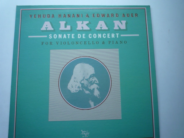 SE80 米FINNADAR盤LP アルカン/チェロとピアノの協奏的ソナタ ハナニ/アウアー_画像1