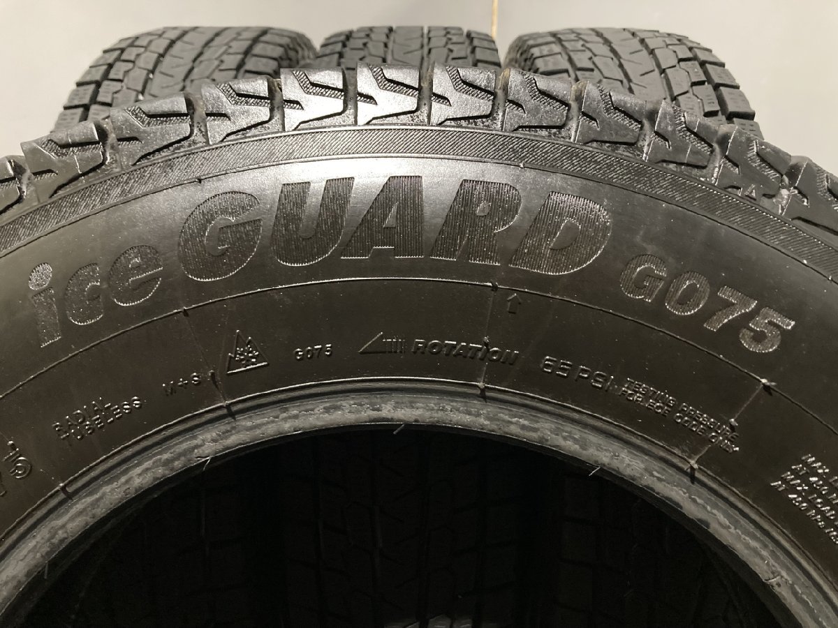 YOKOHAMA ice GUARD G075 185/85R16 105/103L LT 16インチ スタッドレス 4本 ジムニー等　(TA969)_画像8