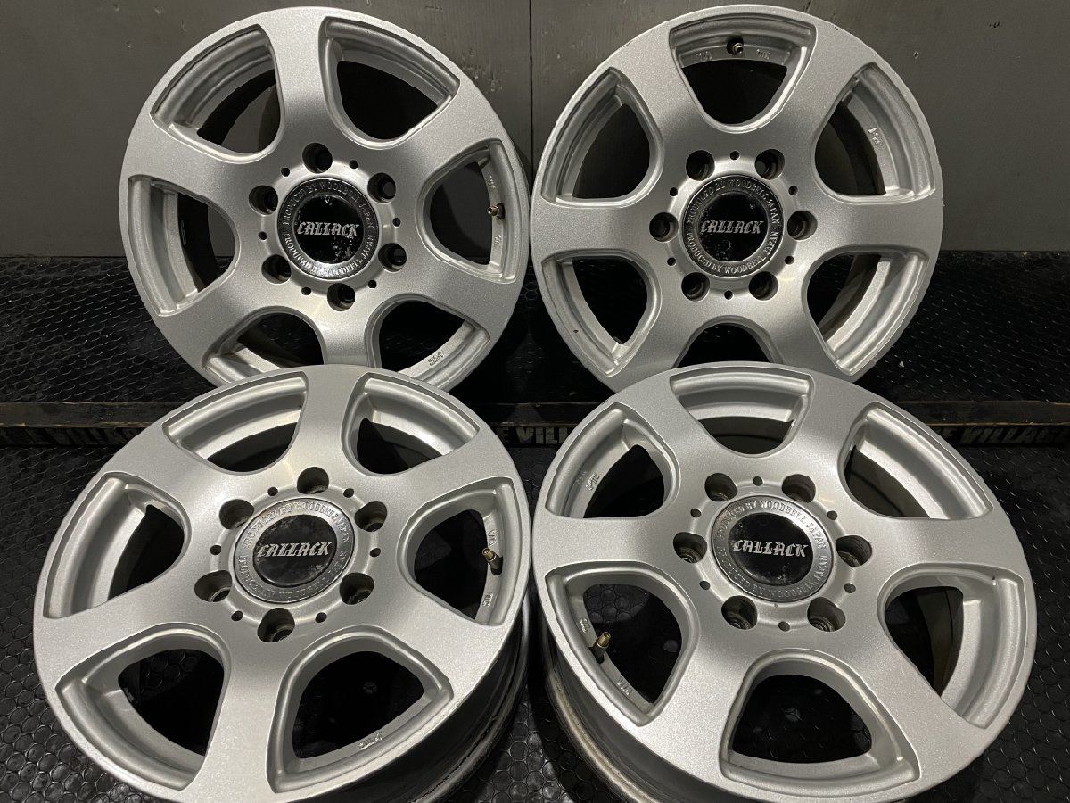 WOODBELL JAPAN CALLACK ウッドベルジャパン 社外ホイール 15インチ 4本 6J6HPCD139.7+33 200系ハイエース等 (VHE436)