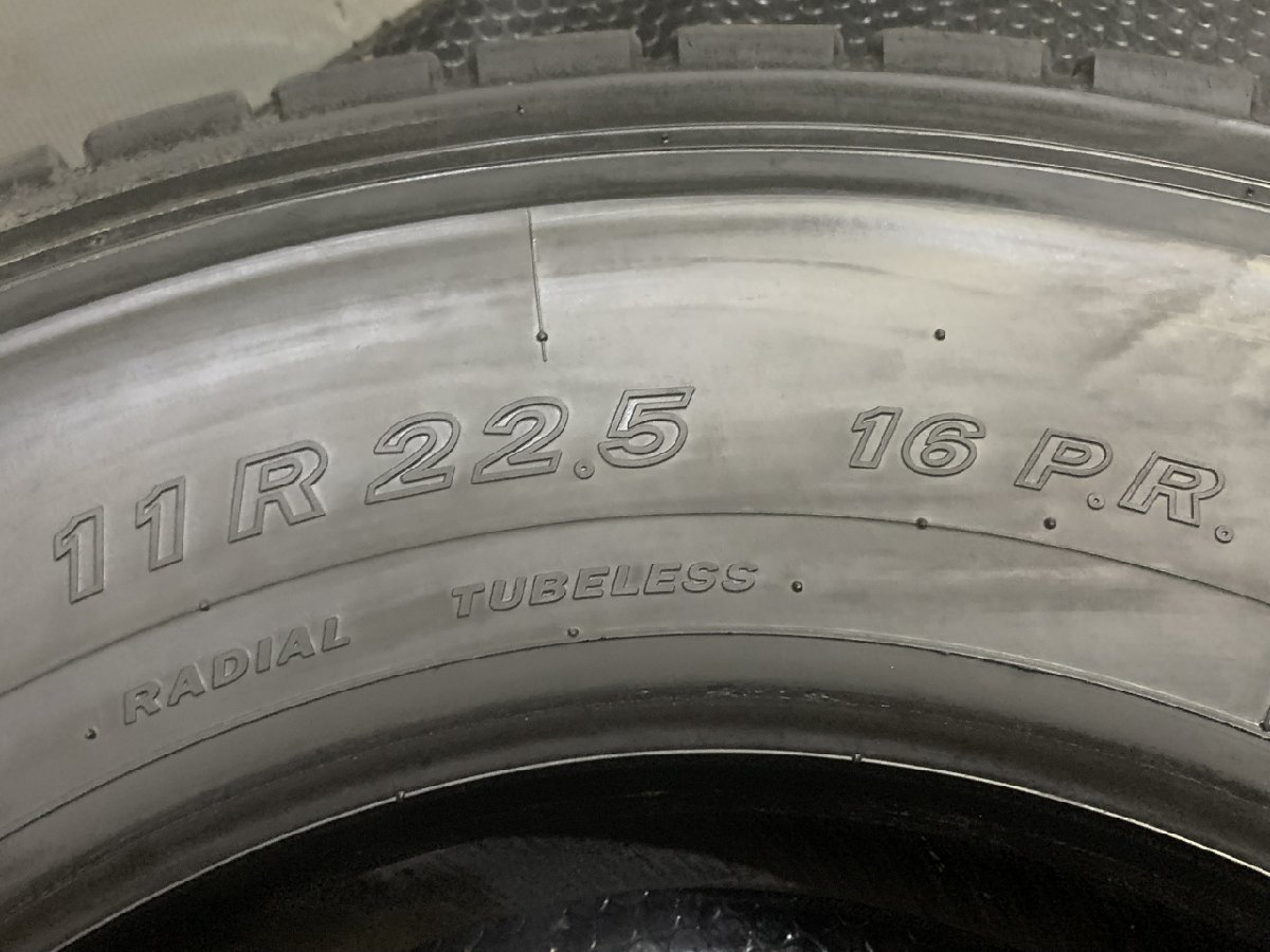 札幌発 引取OK TOYO M319 11R22.5 16PR 22.5インチ トラックタイヤ 夏タイヤ 2本 20年製 バリ溝 大型ダンプ トラック等　(TS401)_画像9