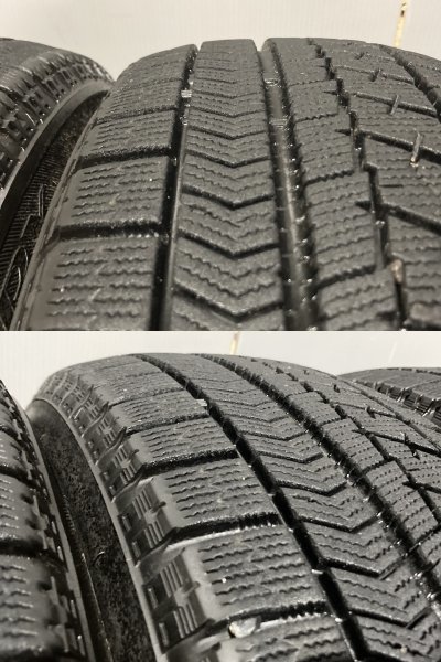 BS BRIDGESTONE BLIZZAK VRX 185/60R15 15インチ スタッドレス 4本 19～20年製 バリ溝 ヤリス シエンタ フィット等　(MTD500)_画像6