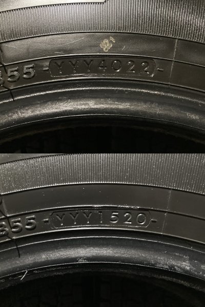 YOKOHAMA ice GUARD iG91 195/80R15 107/105L LT 15インチ スタッドレス 4本 20～22年製 バリ溝 ハイエース キャラバン等　(MTO117)_画像10