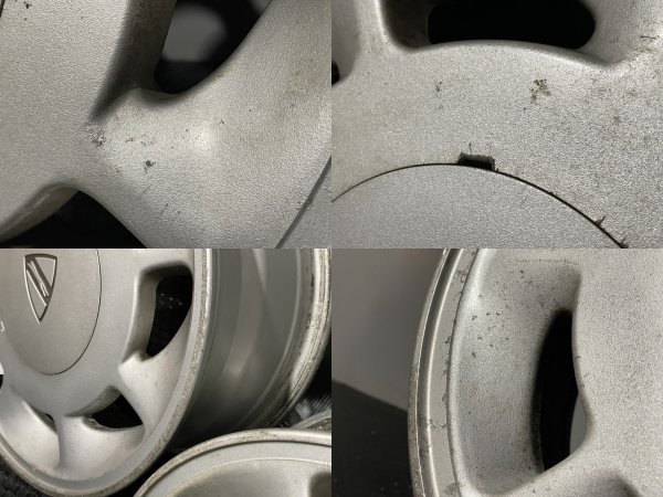 旧車ホイール 日産 レパード 純正ホイール 15インチ 4本 6.5J4HPCD114.3+25 希少 当時物 S13シルビア ローレル等にも　(MHB110)_画像8