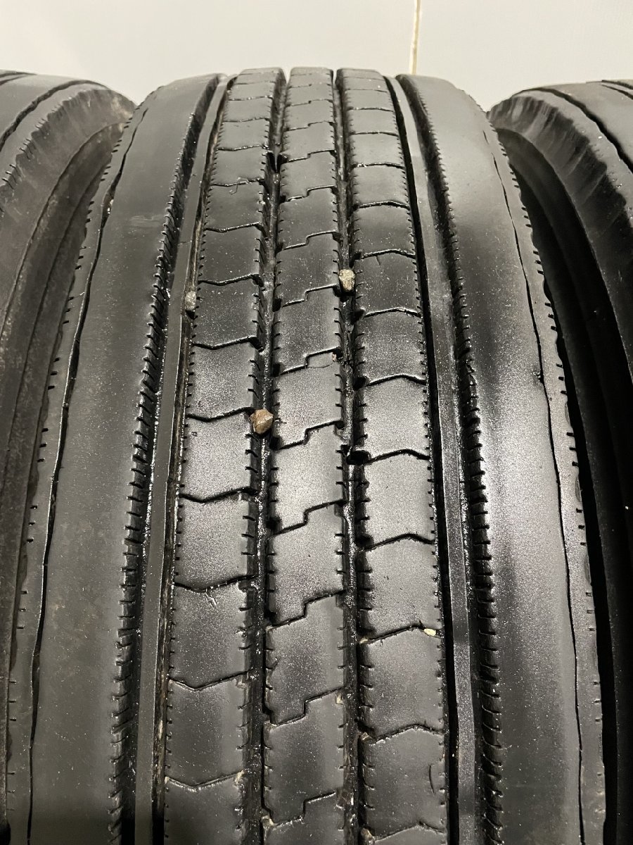 札幌発 引取OK BS R225 225/90R17.5 127/125L 17.5インチ トラックタイヤ 夏タイヤ 6本 19年製 バリ溝 4t レンジャー等 (TT043)の画像4