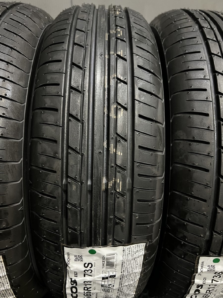 新品 YOKOHAMA ECOS ES31 155/65R13 13インチ 夏タイヤ 4本 21年製 ネイキッド ekワゴン スピアーノ ゼスト等　(VTF868)_画像4