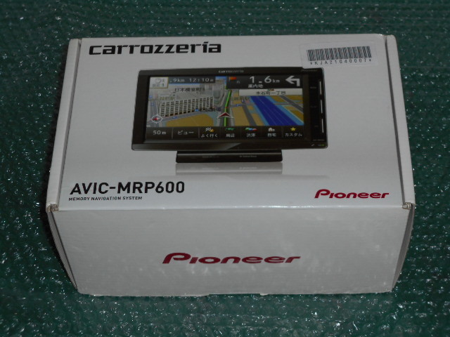 カロッツェリア AVIC-MRP600 6.1V型ワイドVGAワンセグTV/SD・メモリーナビゲーション 楽ナビ 60サイズ発送の画像1