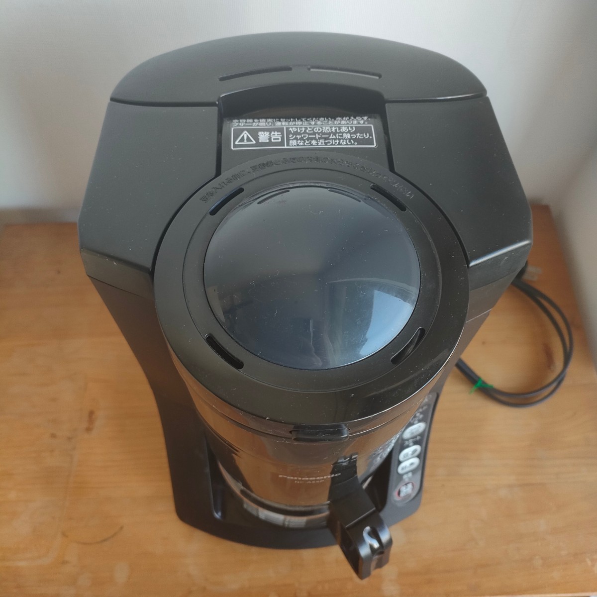 即決 送料無料 沸騰浄水コーヒーメーカー NC-A55P （ブラック） 全自動コーヒーメーカー_画像2