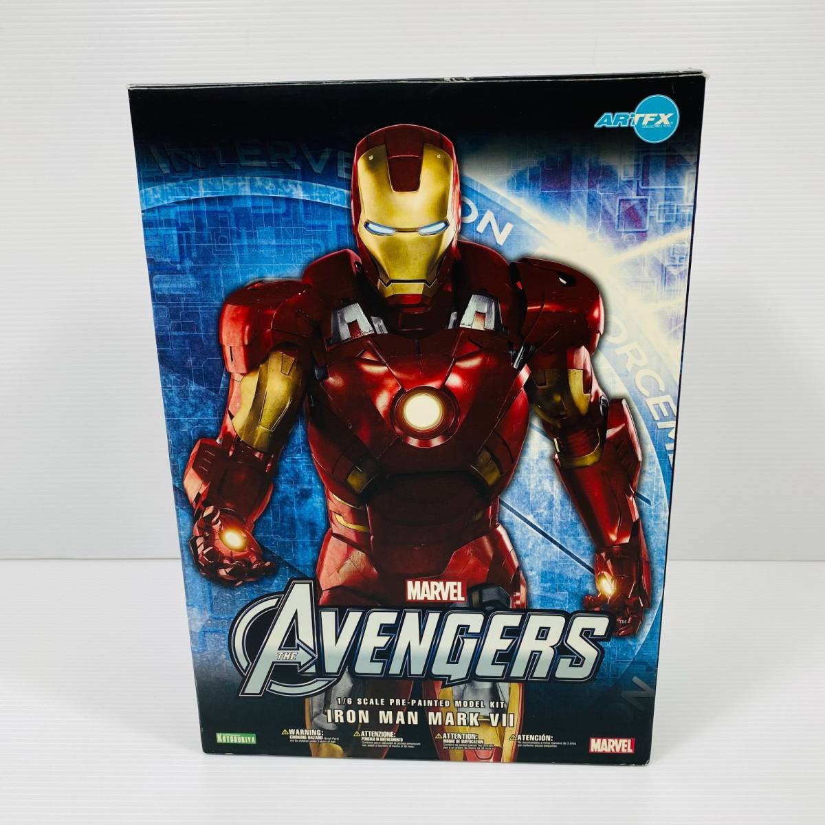 1円～　Kotobukiya Avengers Movie: Iron Man Mark VII ArtFX Statue アイアンマン　コトブキヤ【H-1921i】_画像1