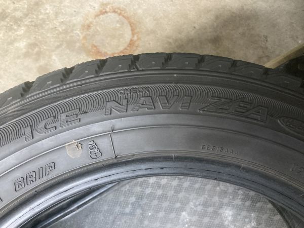 [T22F19B] グットイヤー　アイスナビ　ZEA 冬タイヤ　スタットレス　スタットレスタイヤ　185/60R16 2本セット_画像6