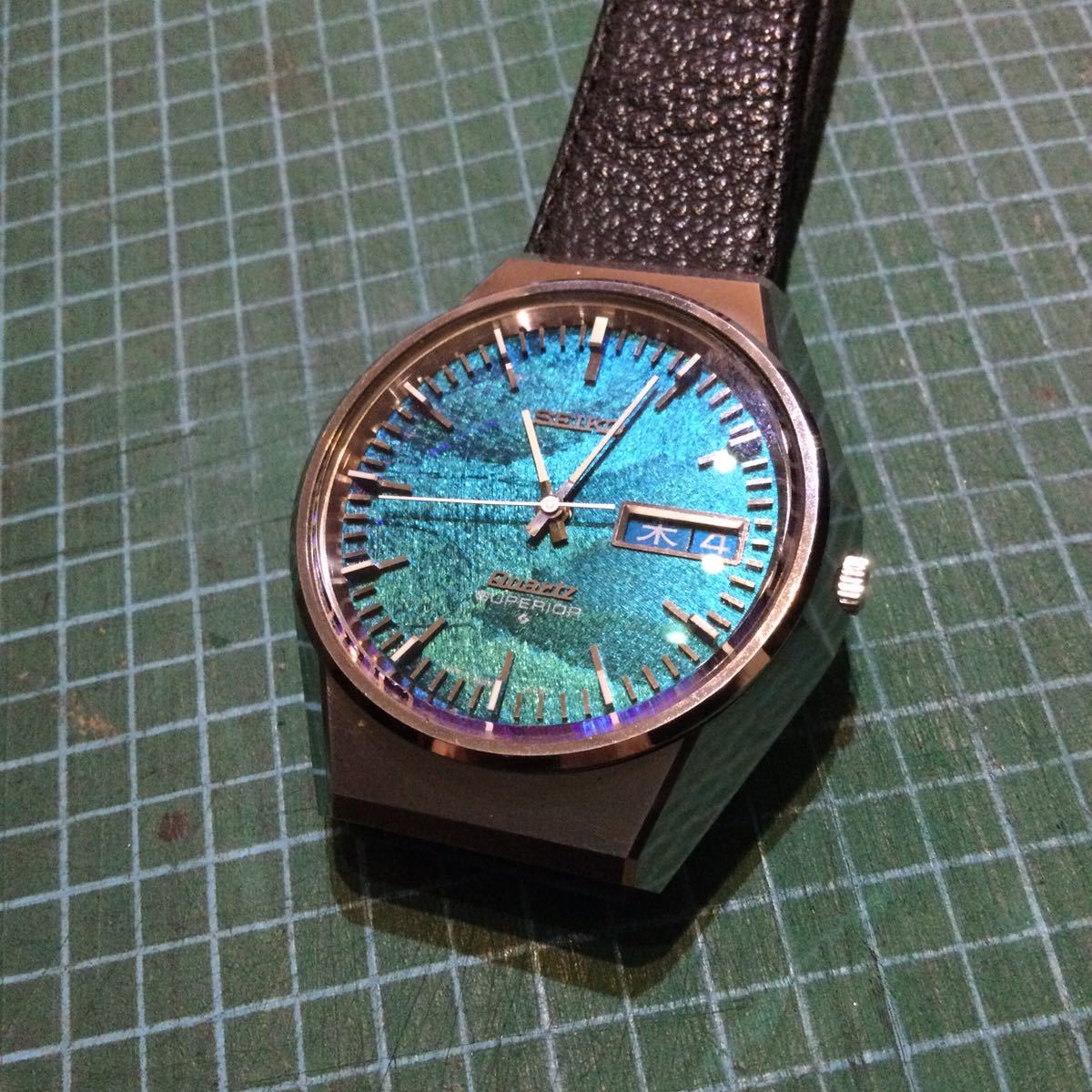 セイコー スーペリア 3883-7000 クォーツ メンズ腕時計 ヴィンテージ SEIKO SUPERIOR_画像1