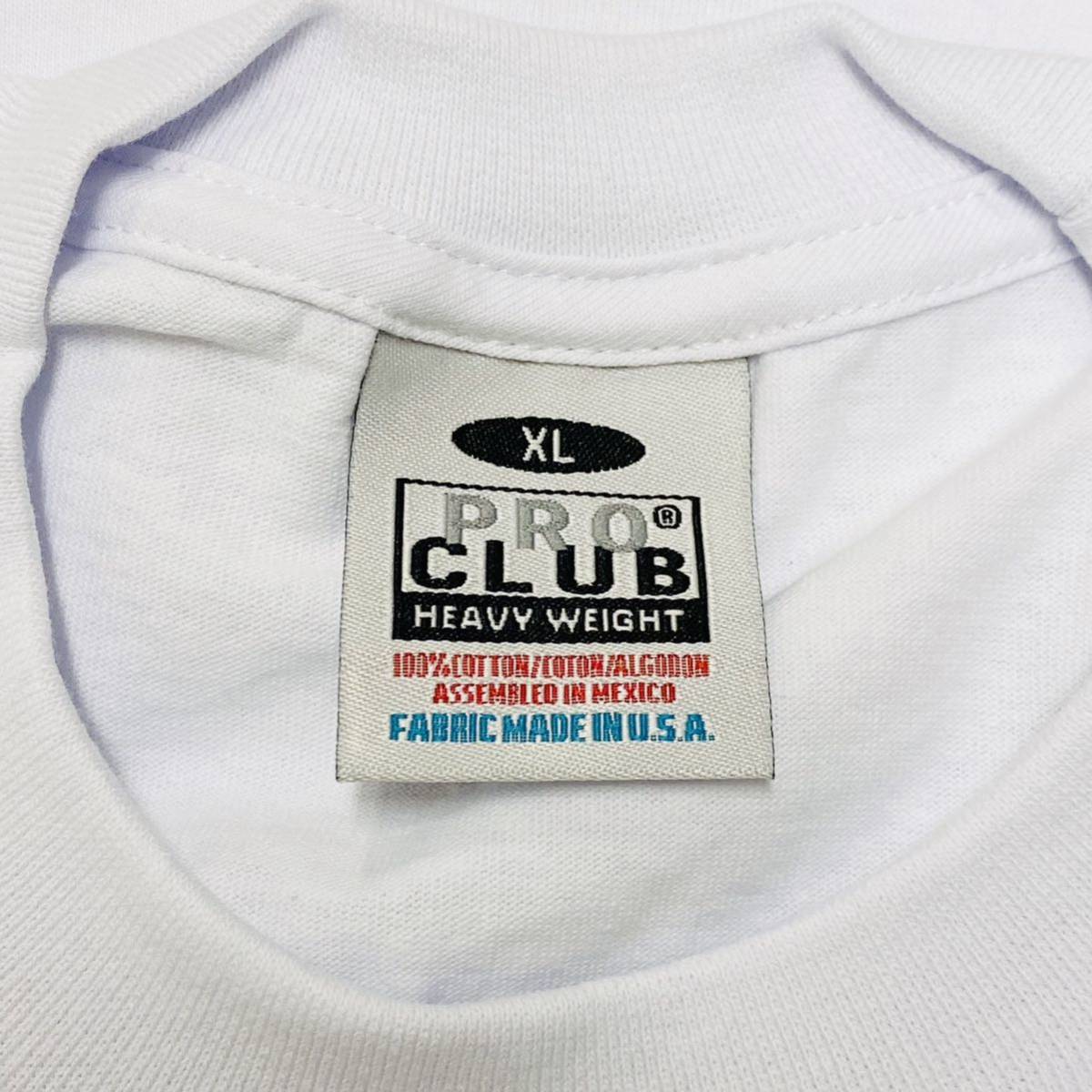 訳あり品 Aプロクラブ PROCLUB 新品未使用 無地長袖Tシャツ ヘビーウエイト 白 ホワイト XLサイズ_画像6