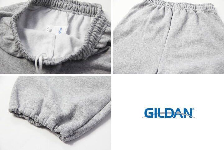 新品未使用 ギルダン 8oz ヘビーブレンド スウェットパンツ 裏起毛 グレー Mサイズ GILDAN SWEAT PANTS_画像4