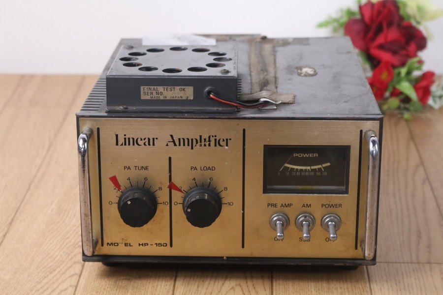 【LincarAmplifier　HP-150】真空管アンプ　ジャンク!!　管Z7851_画像1