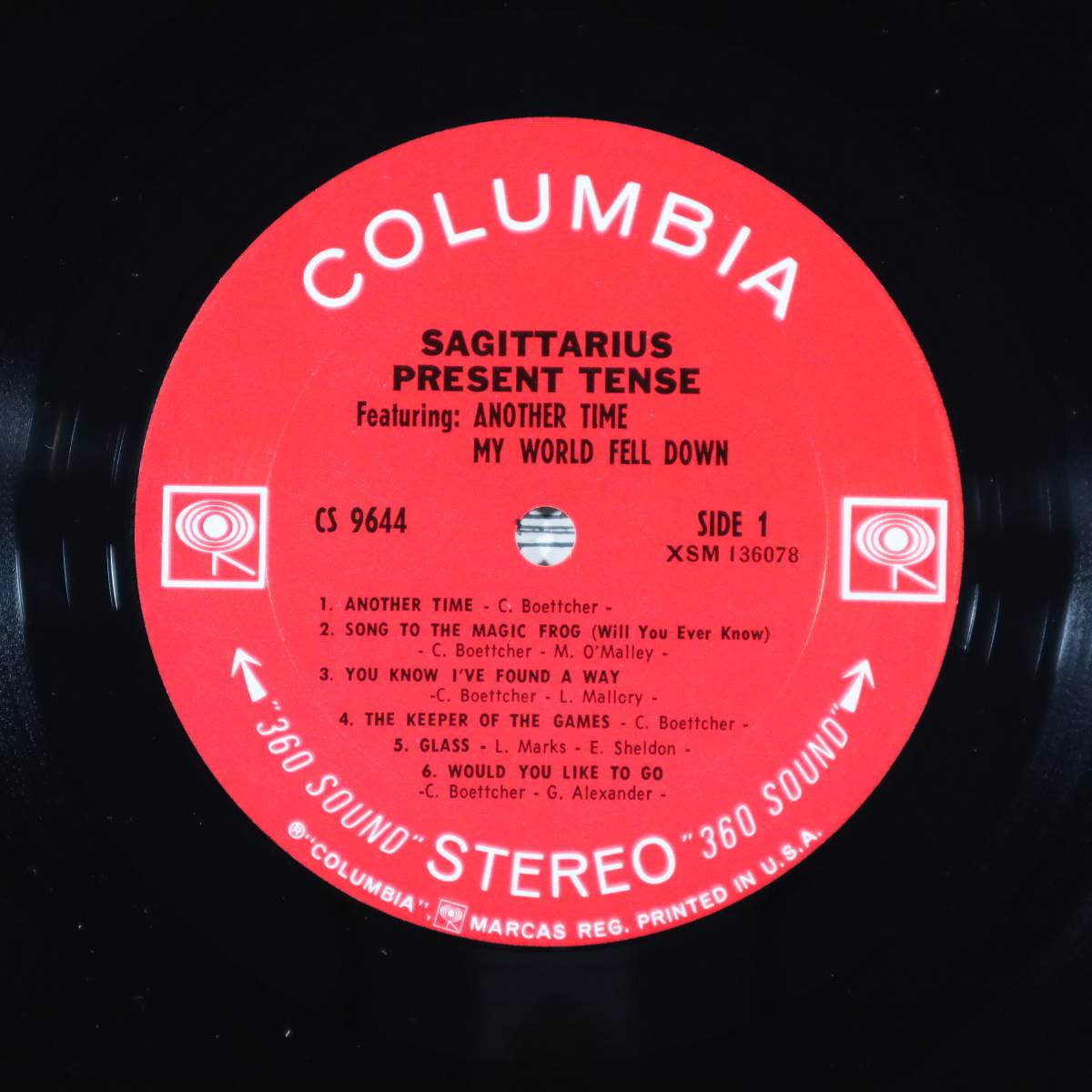 米Orig * SAGITTARIUS - Present tense * 1968年 US Columbia CS 9644 ソフトロック名盤 ゲイリー・アッシャー カート・ベッチャー 初版!!_画像3