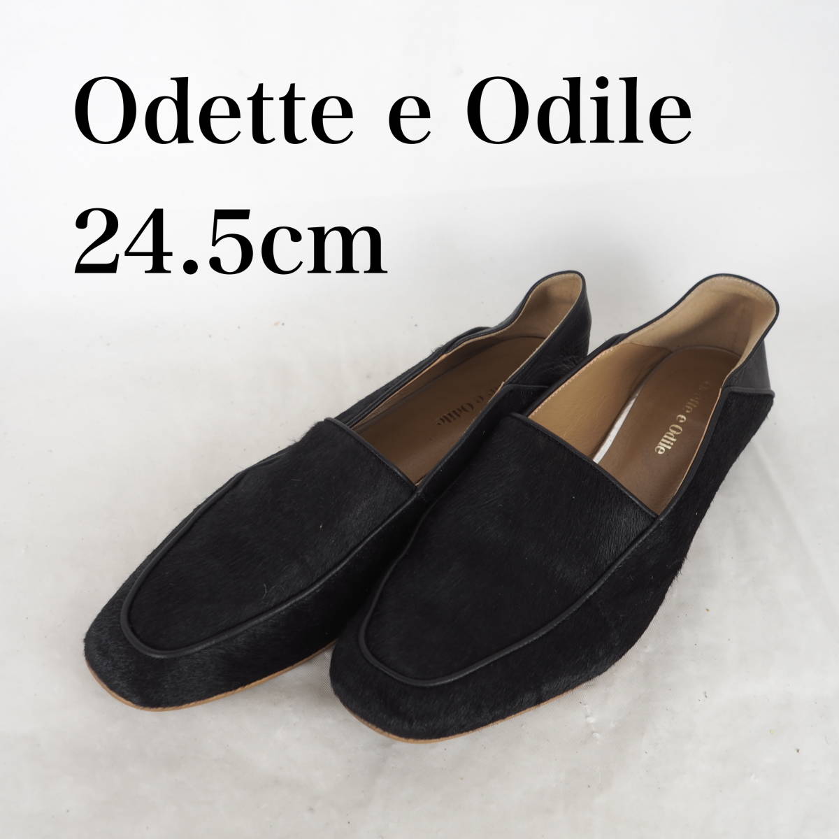 MK3863*Odette e Odile*オデットエオディール*レディースシューズ*24.5cm*黒_画像1
