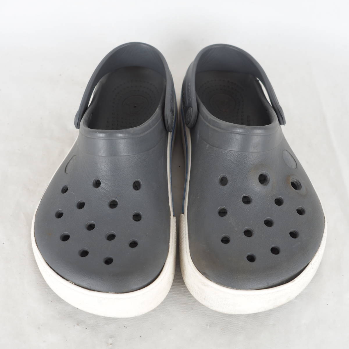 MK4041*crocs*クロックス*レディースサンダル*M4/W6-22cm*グレー_画像2