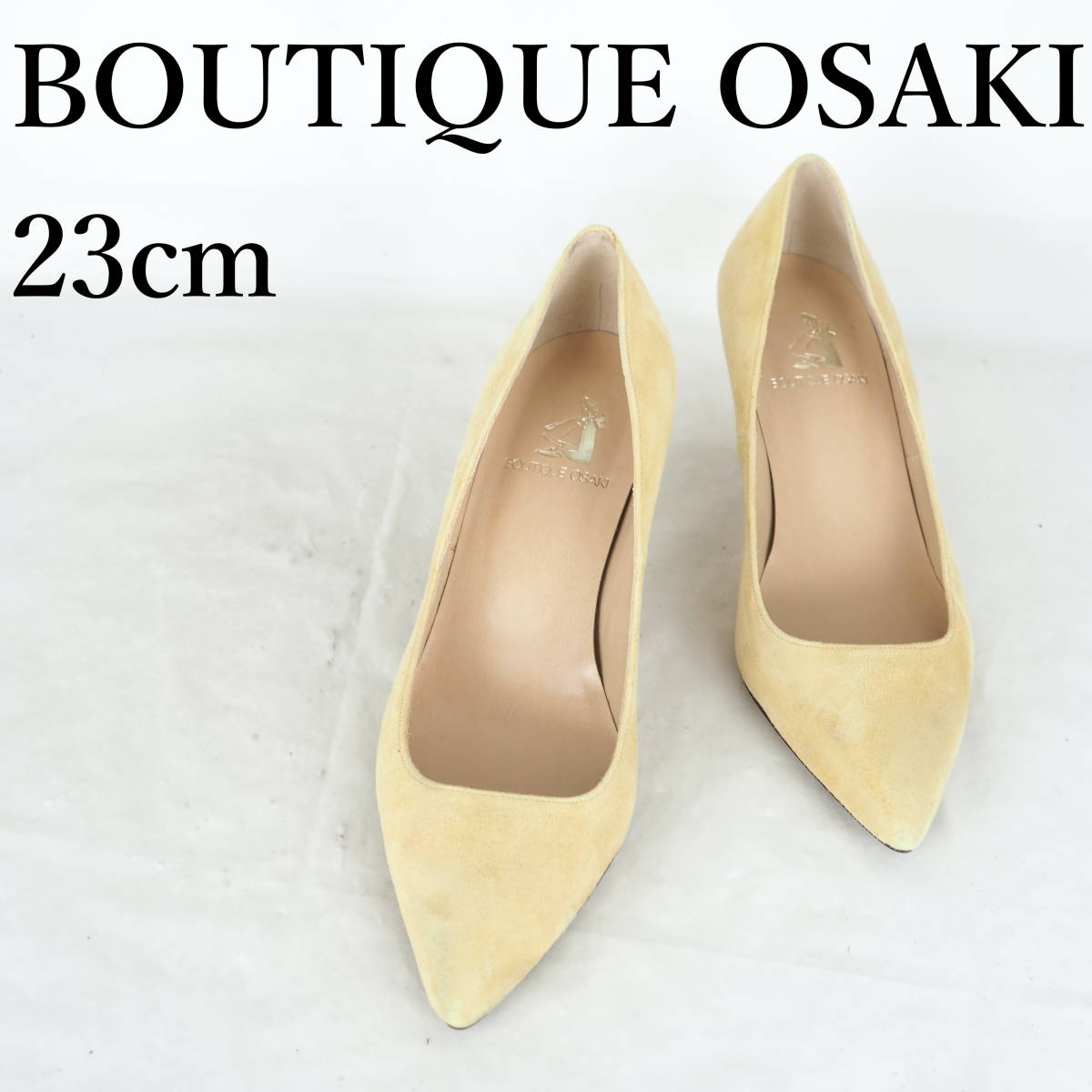 MK4360*BOUTIQUE OSAKI*btiko-saki* lady's pumps *23cm* mustard series 