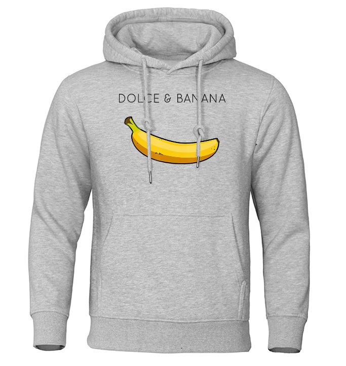 DOLCE＆BANANA ドルチェアンドバナナ フード付き パーカー グレー M_画像1