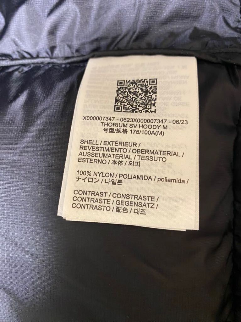 新品未使用 Arc'teryx Thorium SV Hoody アークテリクス 新品未使用 Arc'teryx Thorium SV Hoody アークテリクス