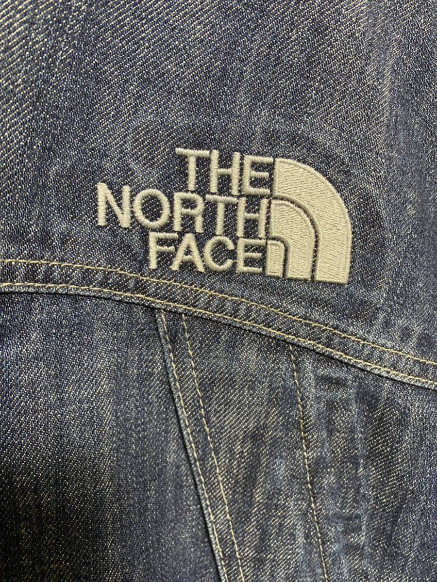 希少な初期モデル THE NORTH FACE GORE-TEX DENIM MOUNTAIN JACKET ノースフェイス ゴアテックスマウンテンデニムジャケット『XL』NP15515_画像3