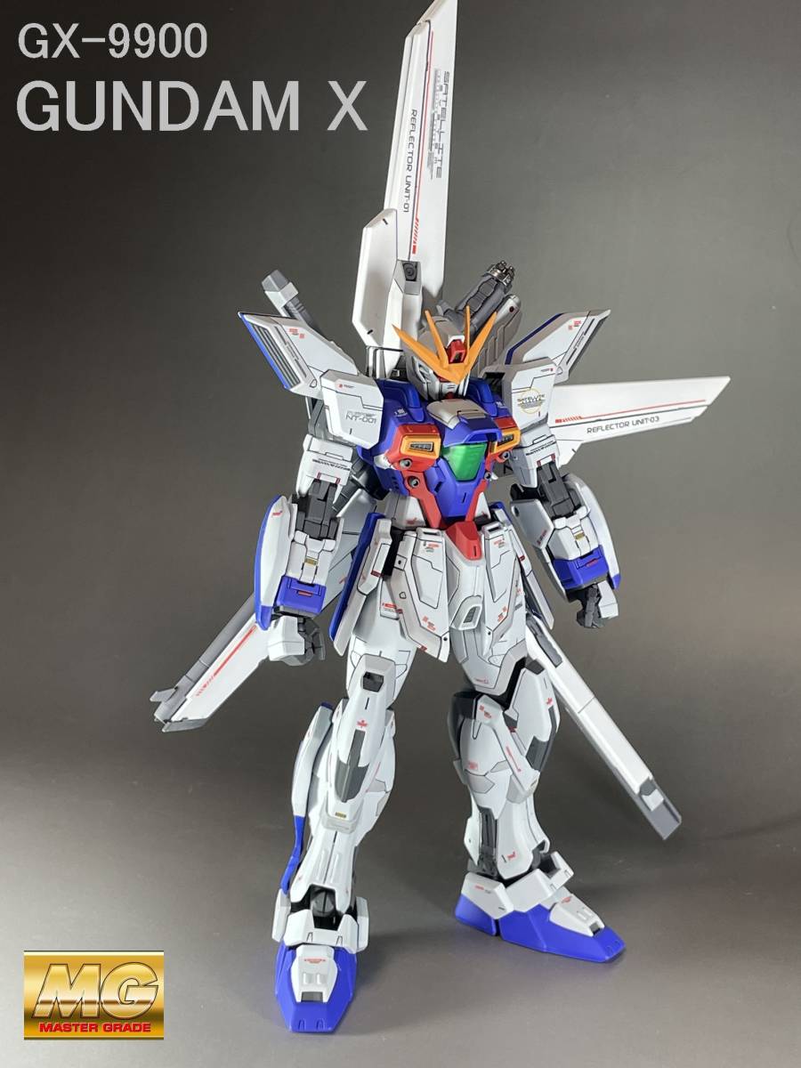 Yahoo!オークション - MG ガンダムX 改造改修 全塗装完成品 Yahoo!オークション - MG ガンダムX 改造改修 全塗装完成品