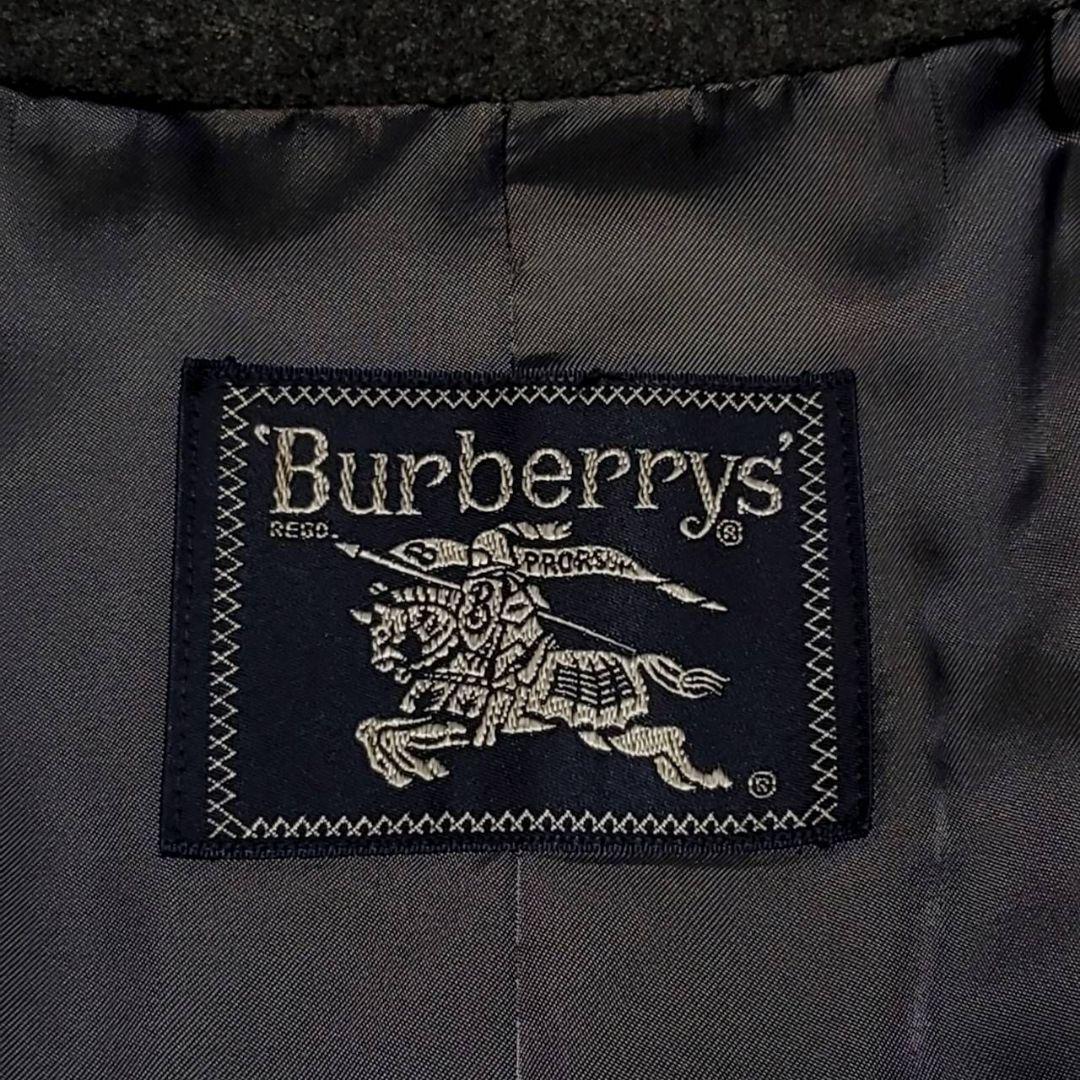  превосходный товар L Burberry z кашемир пальто с отложным воротником длинный кашемир шерсть серый Burberry\'s серый мужской джентльмен внешний Cesta -