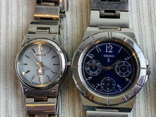 kmi09▼腕時計 10点おまとめ/レディース メンズウォッチ SEIKO.CITIZEN.COGUなど 未稼働 ジャンク時計▼_画像6