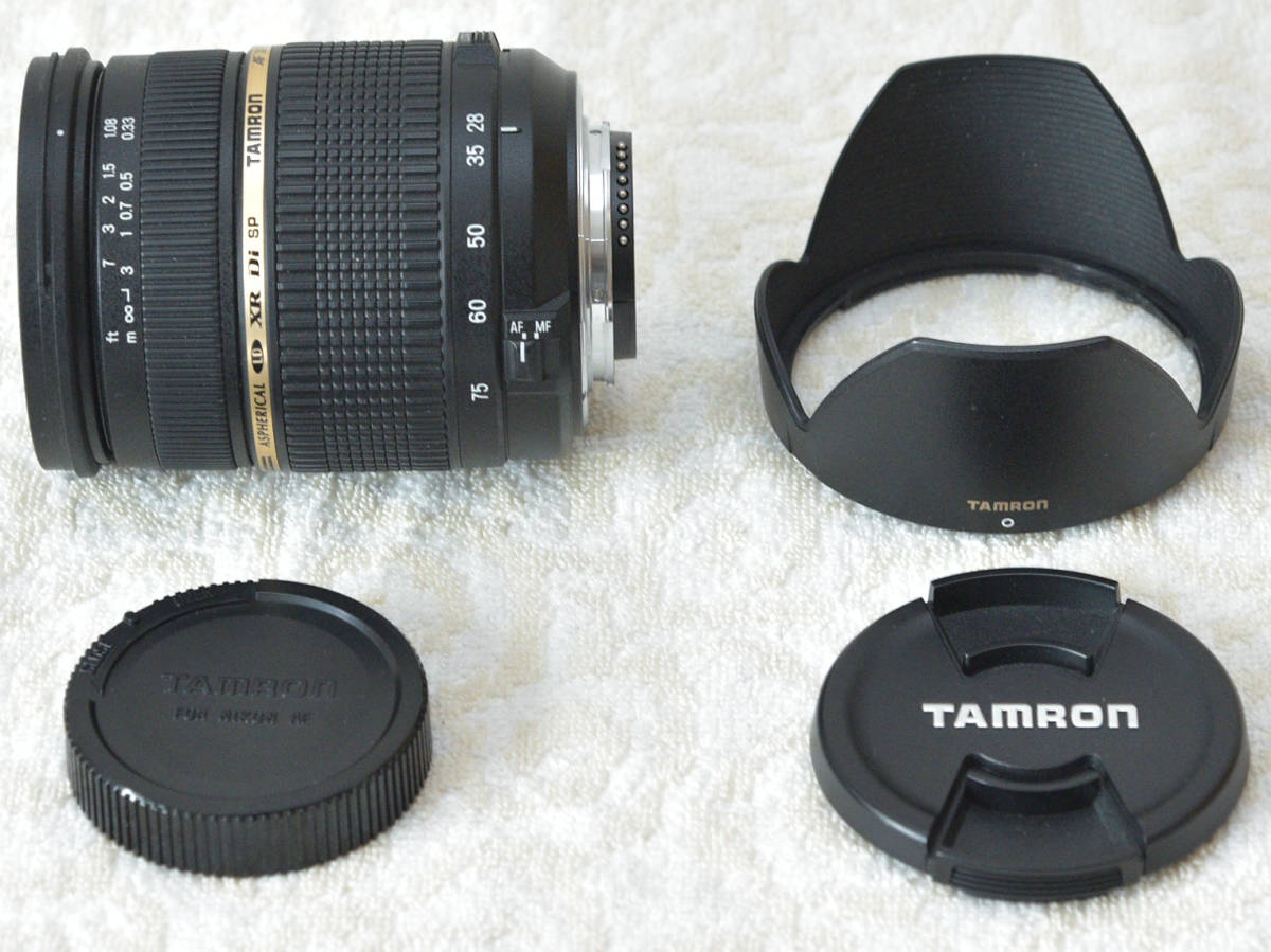 TAMRON タムロン SP AF 28-75mm F/2.8 XR Di LD Aspherical [IF] MACRO (Model A09)(Nikon用) 美品 送料込_画像7