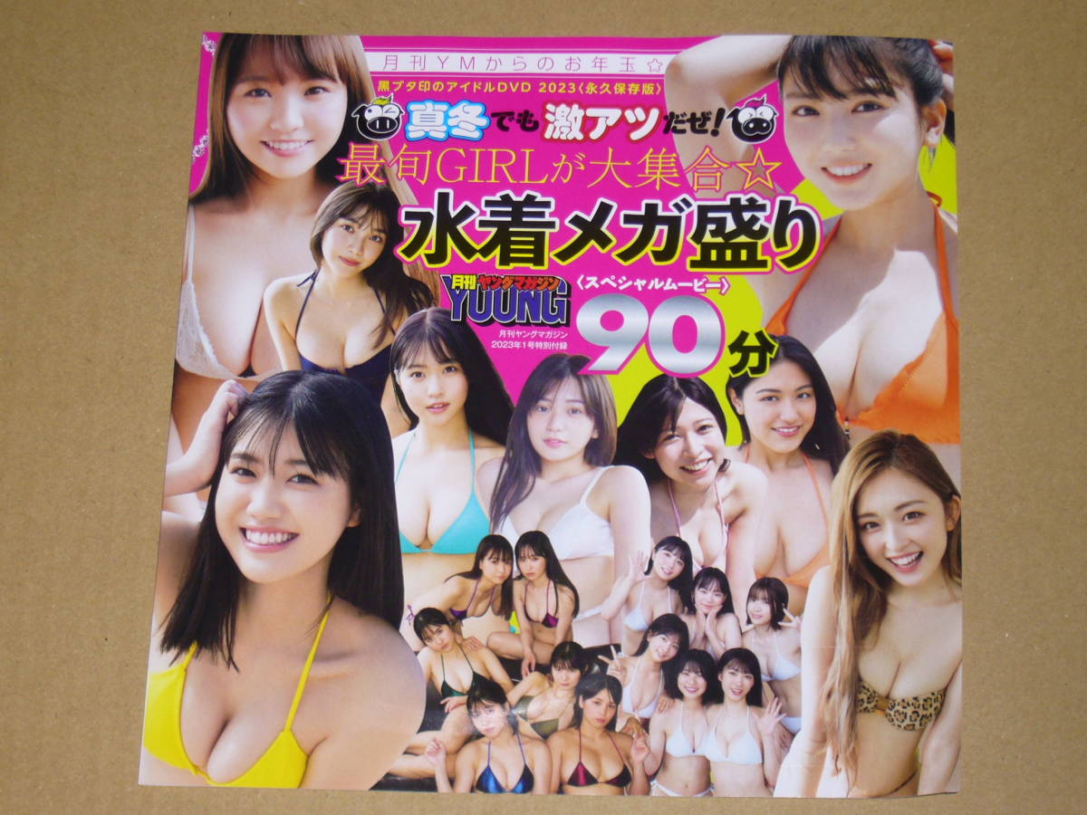 即決　月刊ヤングマガジン　2023年1号付録DVD　沢口愛華　和泉芳怜　本郷柚巴　ゆうちゃみ　長月翠　ロサリオ恵奈　染野有菜　福田ルミカ　_画像1